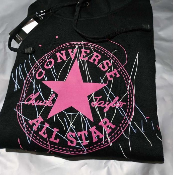 Muraaaahh.. HOODIE SPLATTER | HOODIE CONVERSE | JUMPER CONVERSE