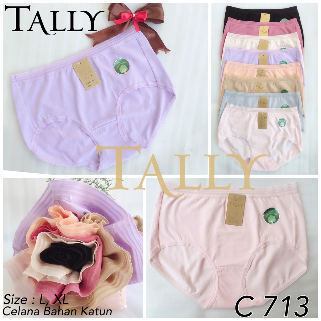 ❤ MIMI ❤ Celana Dalam Katun Lembut Adem TALLY C713 NEW