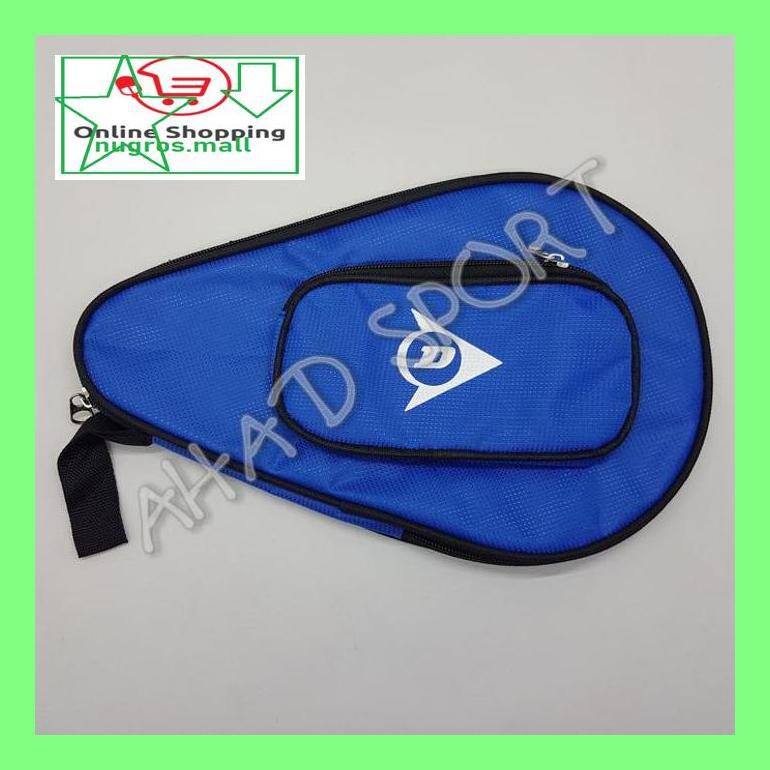 Olahragatenisp90 Cover Bat Tas Sarung Bet Dunlop Tenis Meja Pingpong - Biru 4S05Nb