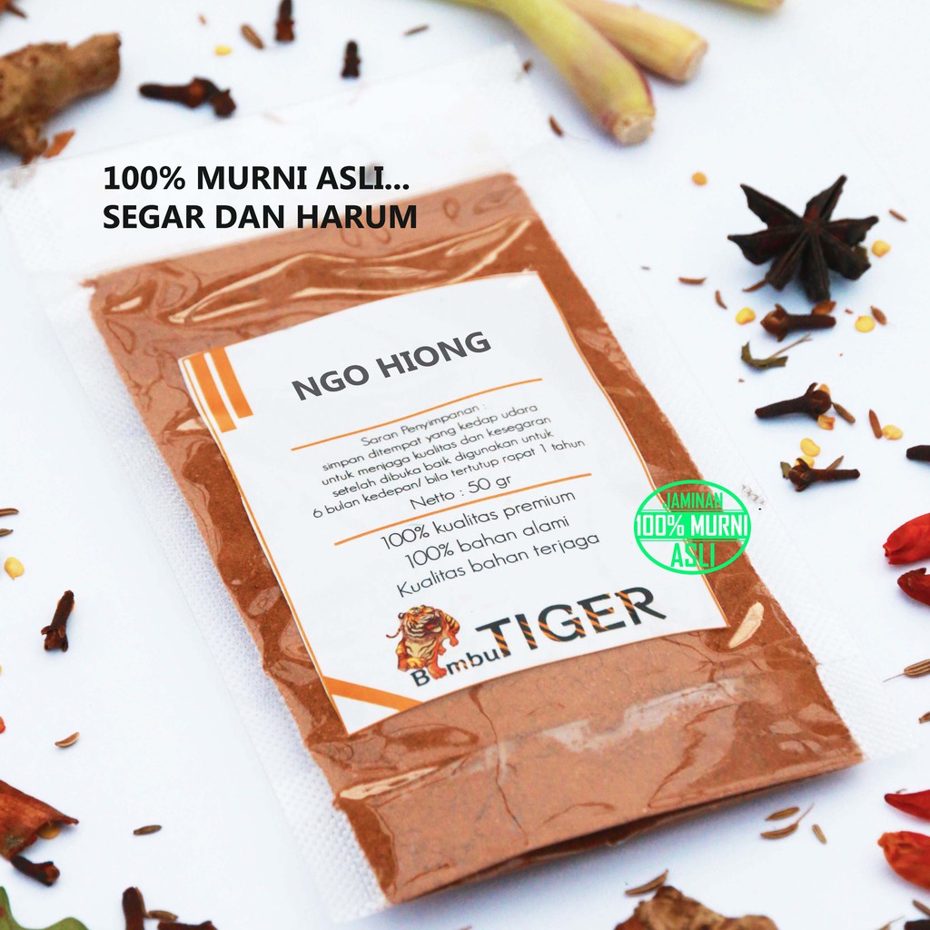 NGO HIONG - ( Halal ) Five Spices Powder / Murni Rempah Premium / Bumbu Tiger