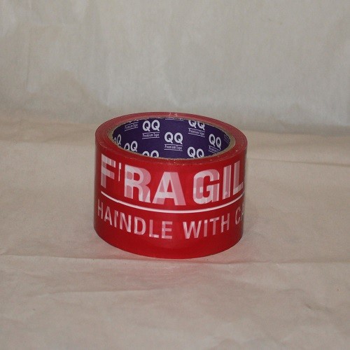 

Lakban Fragile JANGAN DIBANTING Merah Tebal Murah 48mm x 55y x 50mic