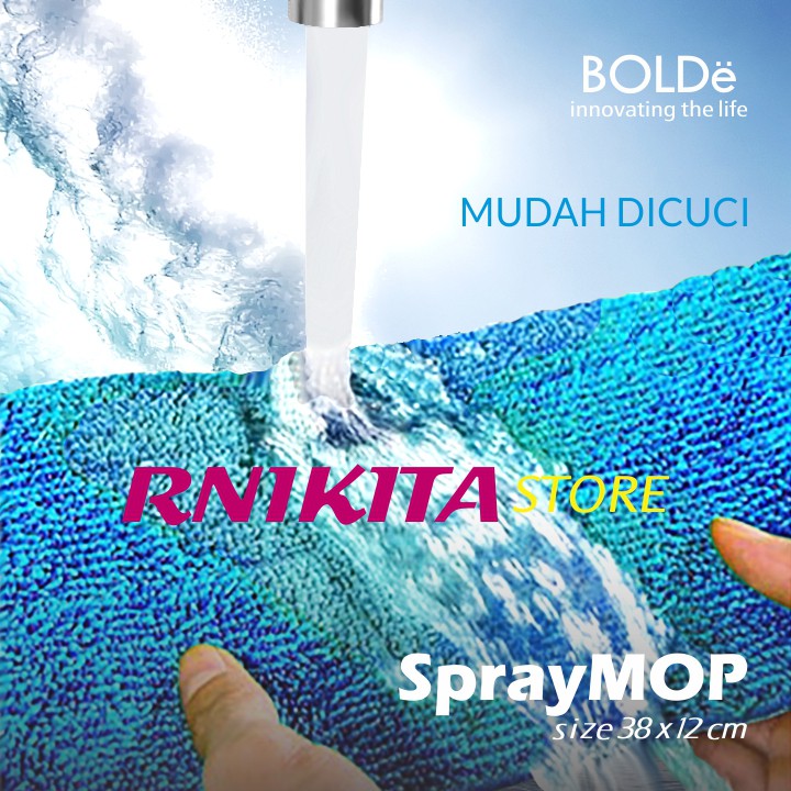 BOLDe KAIN PEL SPRAYMOP ULTIMA SUPREME - Refill Kain Pel Warna Blue