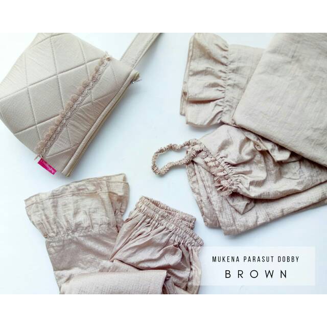 Mukena parasut dobby