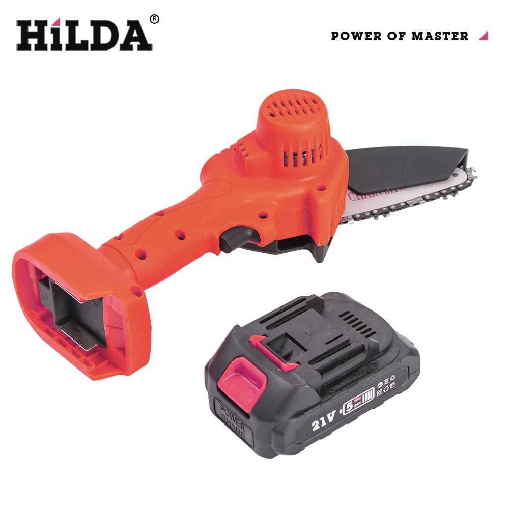 Hilda Gergaji Mesin Cordless Chainsaw 500W - HD20V