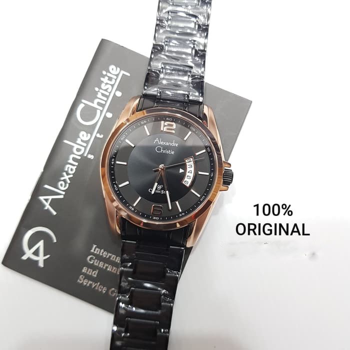 jam tangan Pria AC8289 hitam