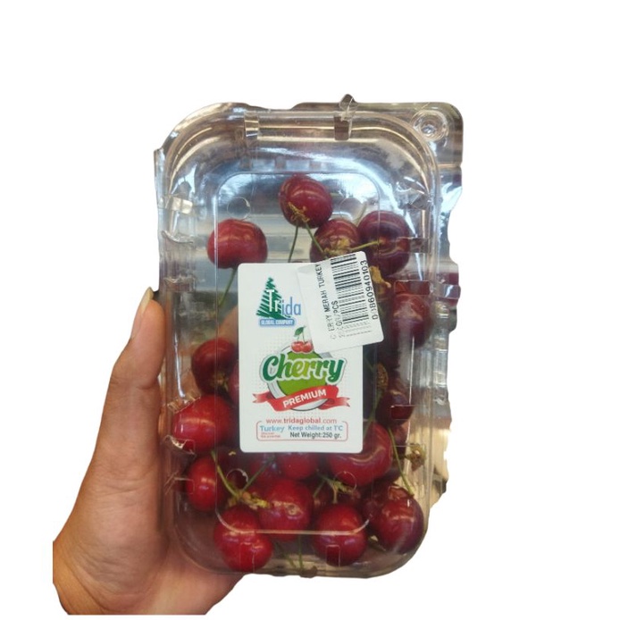 cherry red Turkey | buah ceri import turki | 250 grm | pack