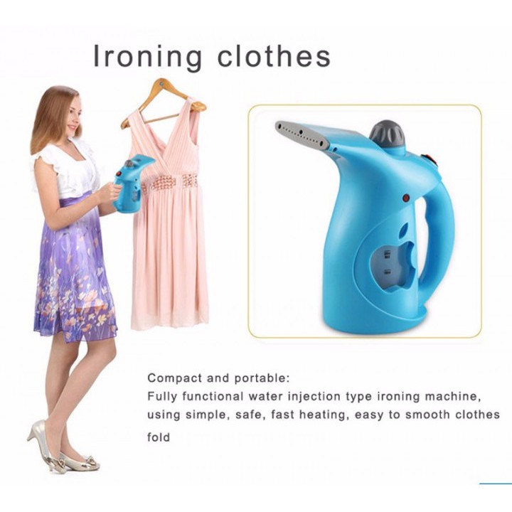 IRS01 - Mini Clothes Handheld Steamer Iron - Setrika Uap 200ml