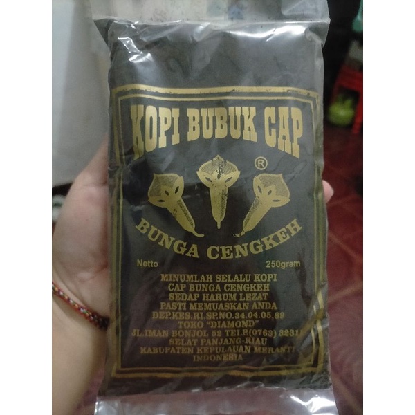 

Kopi bubuk Halus// Cap Cengkeh kopi asli tanpa campuran jagung