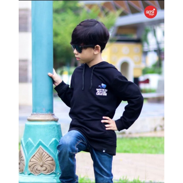 HOODIE AFRAKIDS READY STOCK HD001 BOY DAN HD002 GIRL