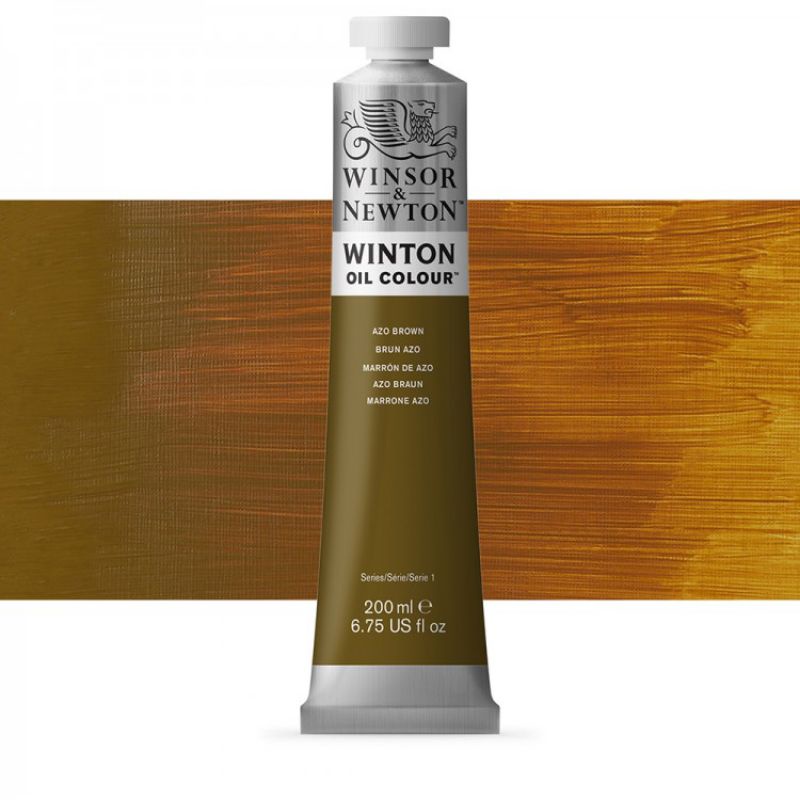 

CAT MINYAK WINTON OIL COLOUR 200 ML AZO BROWN WINSOR & NEWTON