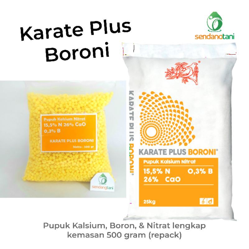 Karate Plus Boroni Pupuk Kalsium Boron dan Nitrat segala Tanaman