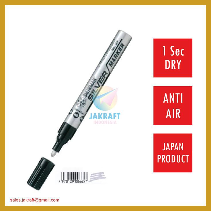 

SPIDOL PERMANENT PAINT MARKER (SILVER) SEGALA PERMUKAAN SNOWMAN