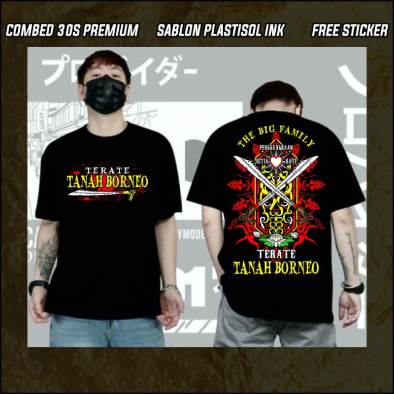 KAOS TERATE TANAH BORNEO