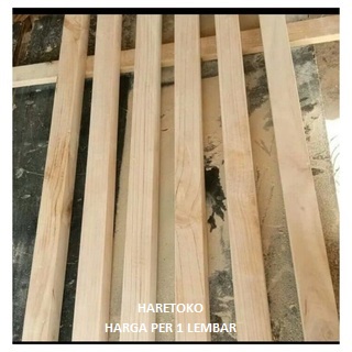 KAYU KASO 100X3X3CM DIAMPLAS HALUS