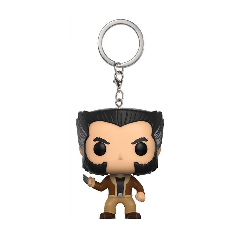 Gantungan Kunci Funko POP Super Hero X-Men Bahan PVC Dengan Magneto Wolverine