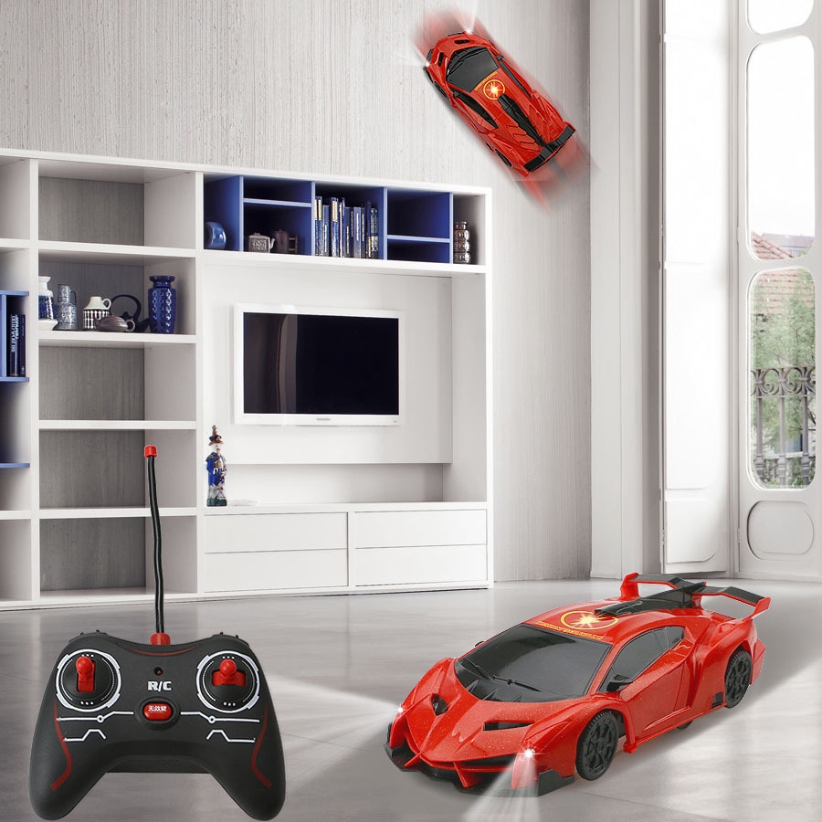 remote control car that sticks to wall
