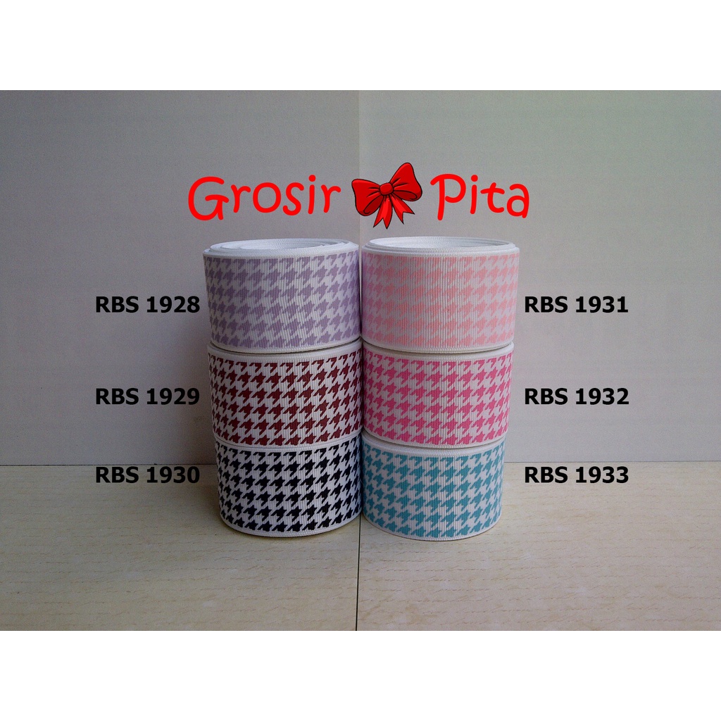 

(25 yard) Pita Grosgrain Motif RBS 1928,1929,1930,1931,1932,1933 | Toko Bahan Craft | Grosir Pita