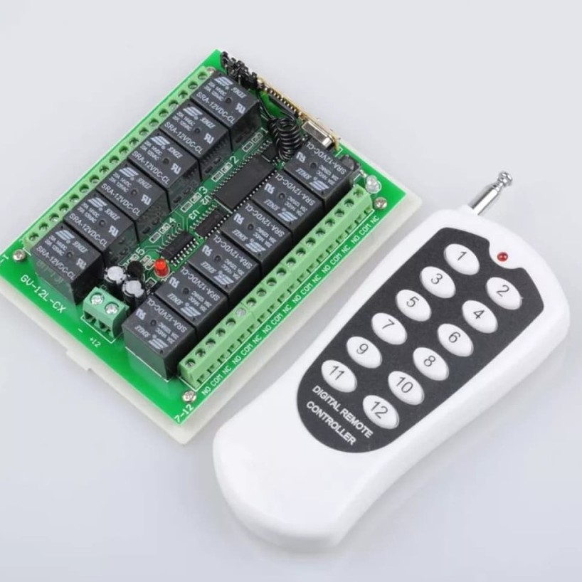 SAKLAR REMOTE 12 CHANNEL 8 channel 4 channel / REMOTE CONTROL SWITCH 4way 8 way 12way