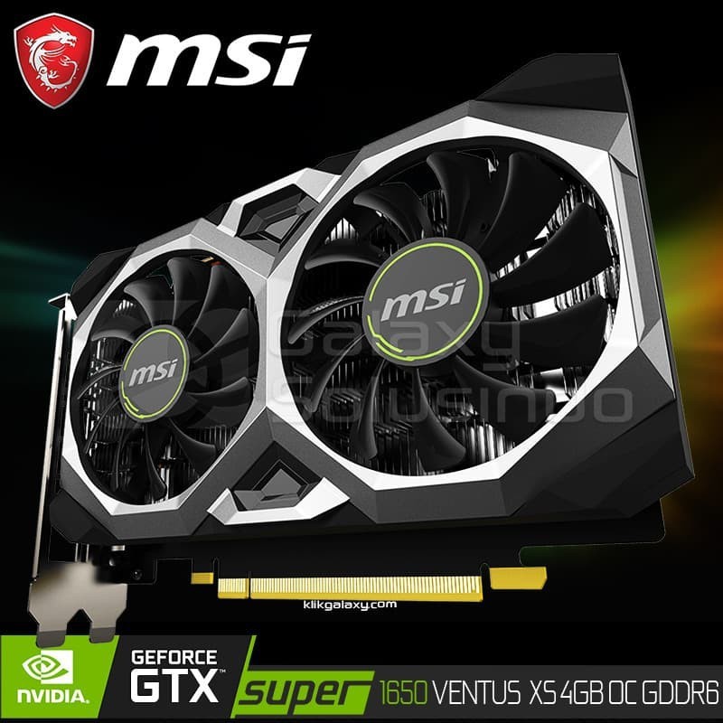 VGA NVIDIA MSI GTX1650 SUPER VENTUS XS OC