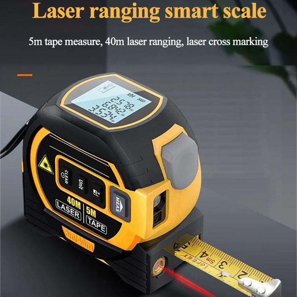 Solighter Pengukur Jarak Professional Handheld Range Finder 40M 60M Tape Measure