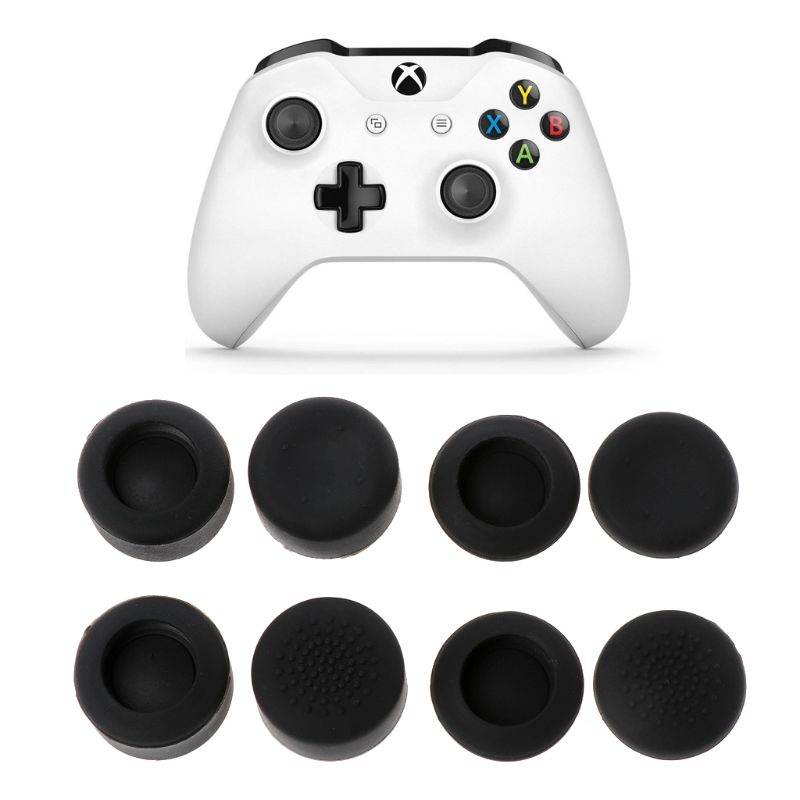 btsg 8Pcs Thumb Rubber Silicone Cap Stick Enhance Cover Case Skin Joystick Grip