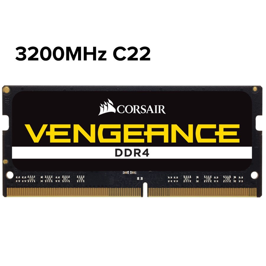 Corsair Memory CMSX8GX4M1A3200C22 (1 X 8GB) SODIMM DDR4 3200MHz GARANSI RESMI