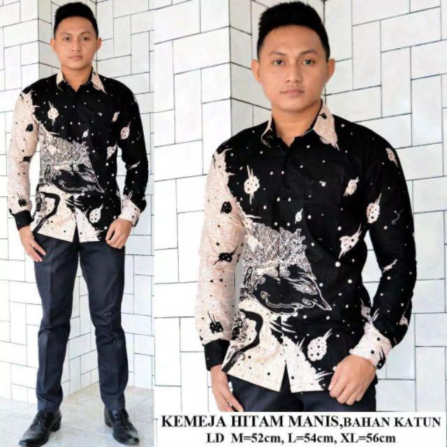 Promo Batik Hrb026 Kenongo Hem Pendek Padi Pekalongan M L Xl Batik Pria Murah Modern Grosir Hm