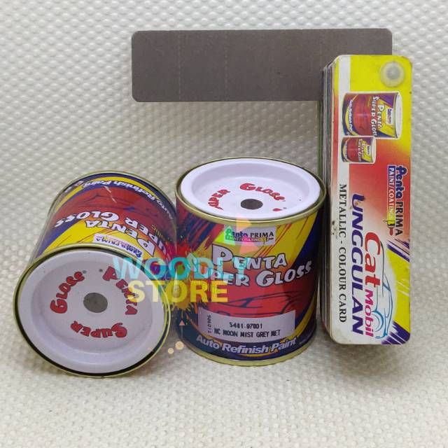 PENTA SUPER GLOSS MOON MIST GREY ABU - ABU MUDA METALIK CAT BODY DUCO 200ml