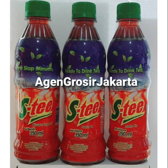 

S-tee teh kemasan botol 350ml isi 12 btl/karton