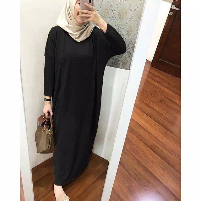 GAMIS WINDA black - Gamis murah