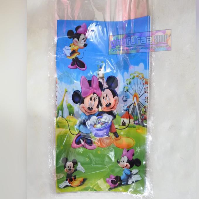 

Plastik Snack Ulang Tahun 1Pak Karakter Mickey Minnie Mouse