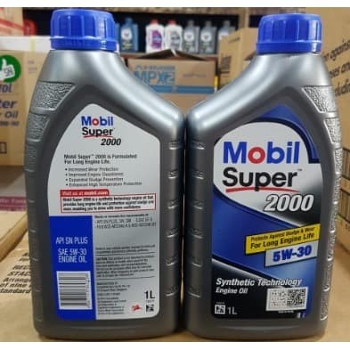 Oli mobil bensin &quot;MOBIL1&quot; SUPER 2000 5W/30 - 1 liter