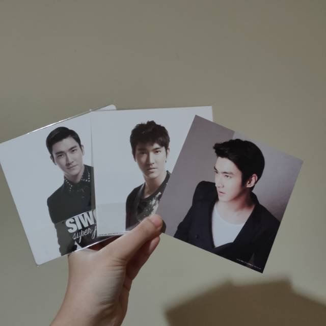 SUPER JUNIOR SIWON OFFICIAL PHOTOCARD JAPAN ALBUM