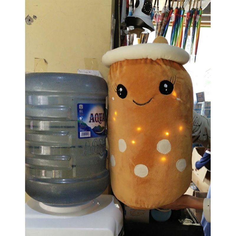 Boneka Boba Jumbo Besar 45cm Ukuran Galon Bahan Halus Isi Silicon
