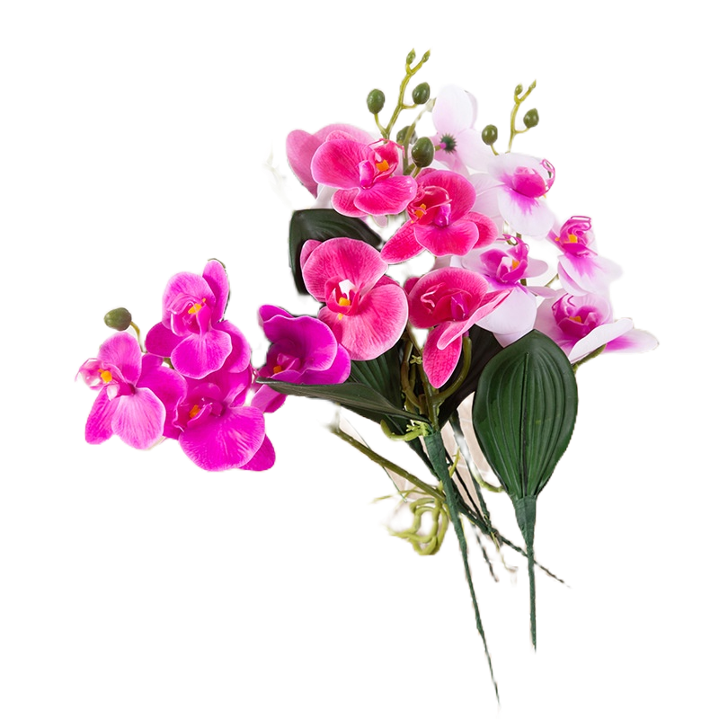 BUNGA PLASTIK ANGGREK LATEX K4 B8021 ARTIFICIAL FLOWER DEKORASI RUMAH HOME DECOR CAFFE