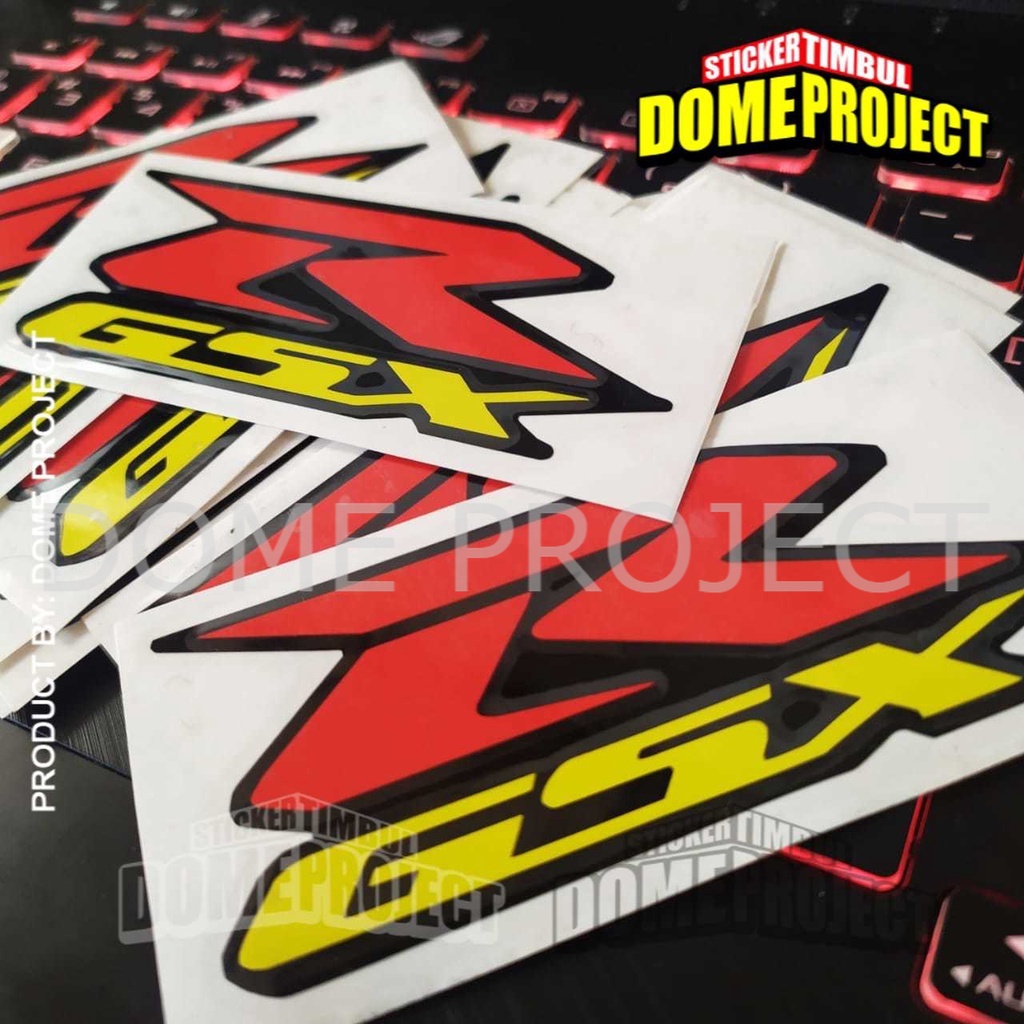 [PROMO BUY 3 GET 1] SUZUKI GSX LOGO CUTTING STIKER MOTOR STIKER MOTOR STICKER HELM MOTOR