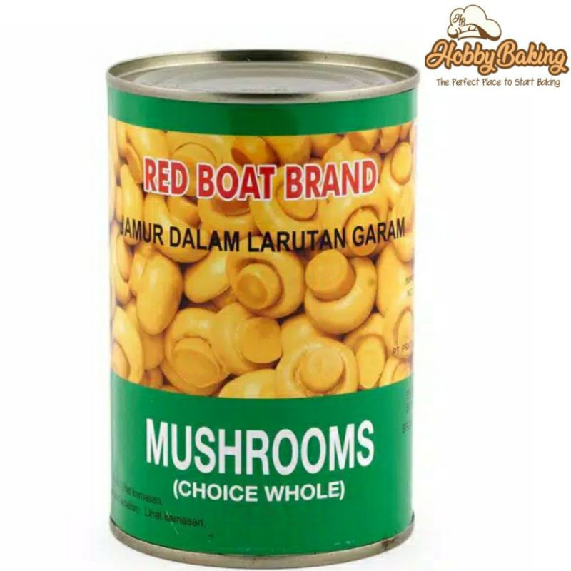 

Jamur Kaleng (red boat brand) 425gr