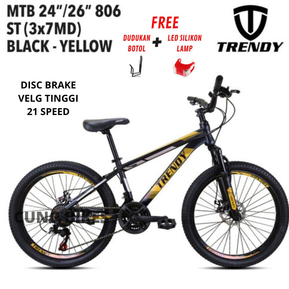 Sepeda gunung TRENDY MTB 24&amp; 26 INCH BY PACIFIC