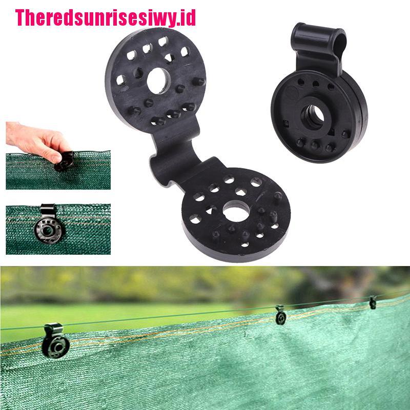 【Theredsunrisesiwy.id】5pcs Greenhouse Film Clip Pest Net Shade Sails Privacy Screen Tarp Hang Clips