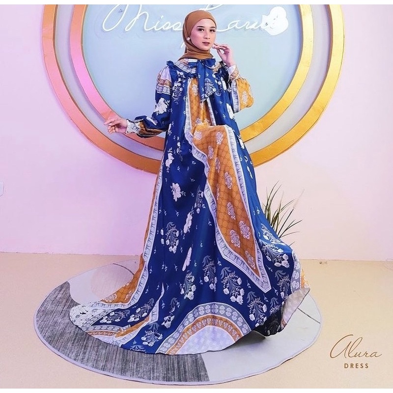 ALURA DRESS By MISS KAMI HIJAB | DRESS MK | READY STOK | PREMIUM QUALITY