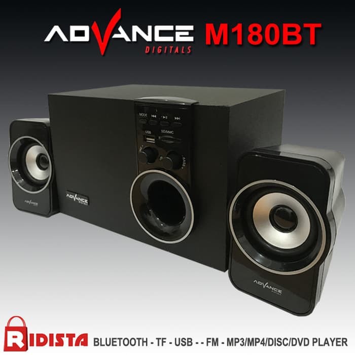 Speaker Aktif Advance M180BT BLUETOOTH   FM RADIO