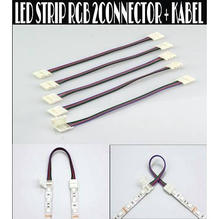 LED Strip RGB 2Connector + Kabel 5050