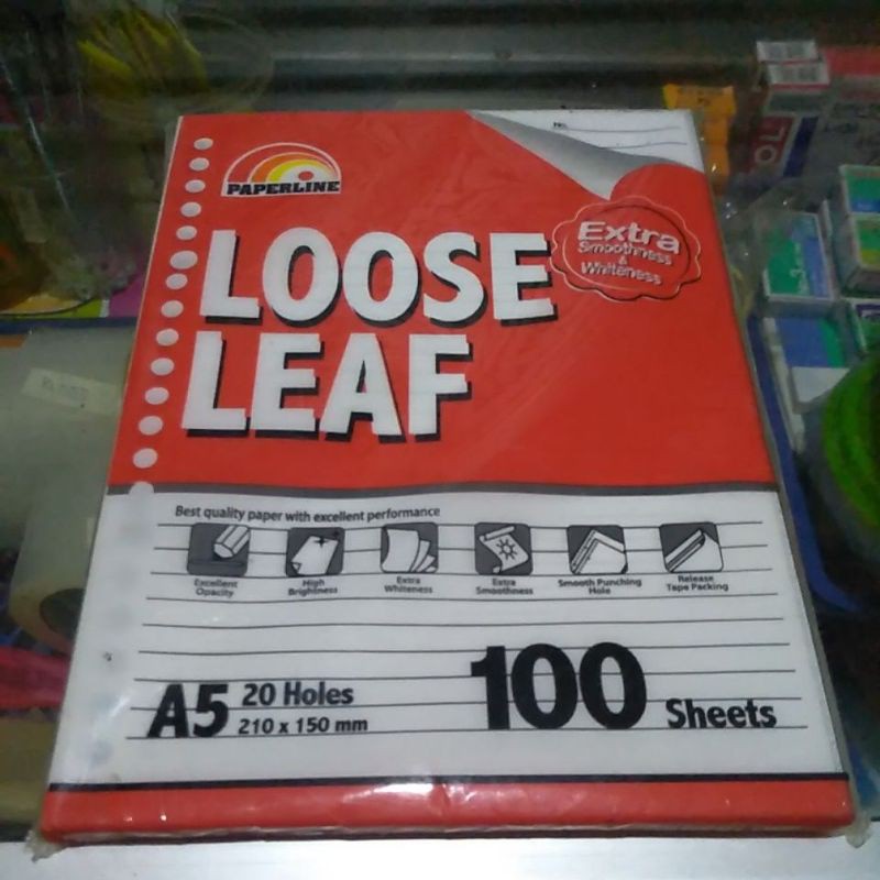 

Loose Leaf Kertas File Binder A5 JOYKO Kecil Isi 100 Lembar