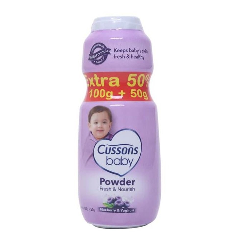 Cussons baby powder fresh & Nourish 100+ 50 gr / bedak