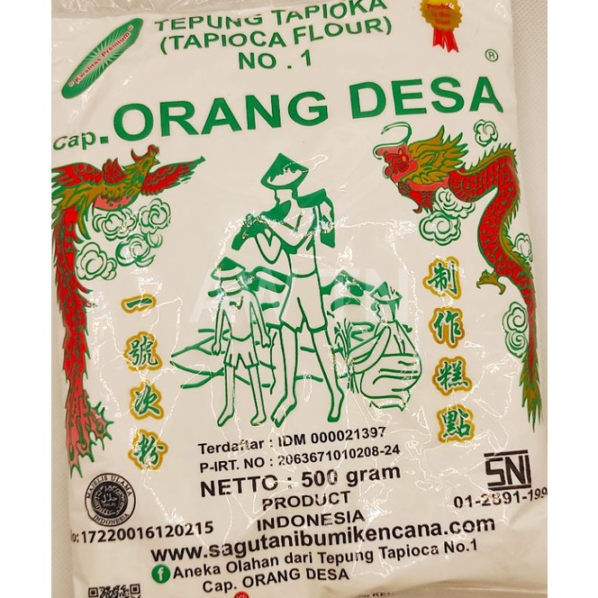 tepung sagu / tepung tapioka cap orang desa 500gr