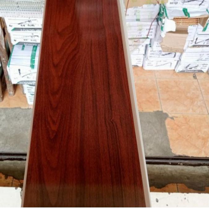 ⛄Coba dilihat plafon pvc motif kayu coklat tua genius 2010 R |Stock terbaru|Termurah|Diskon Besar