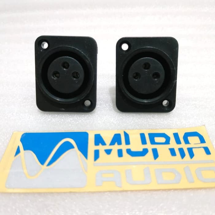 SOKET CANON BODY FEMALE / SOCKET CANON XLR PVC