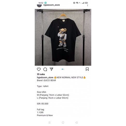 ASTROWORLD & GUCCIE BEAR TSHIRT