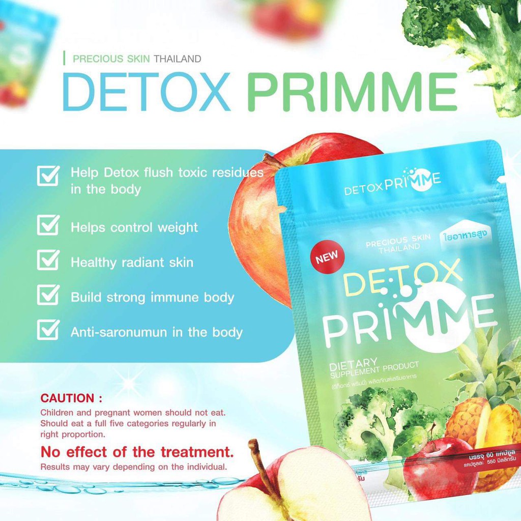 DETOX PRIMME SLIMMING &amp; DIETARY SUPLEMEN THAILAND / DIET &amp; DETOX / SUPLEMEN KECANTIKAN