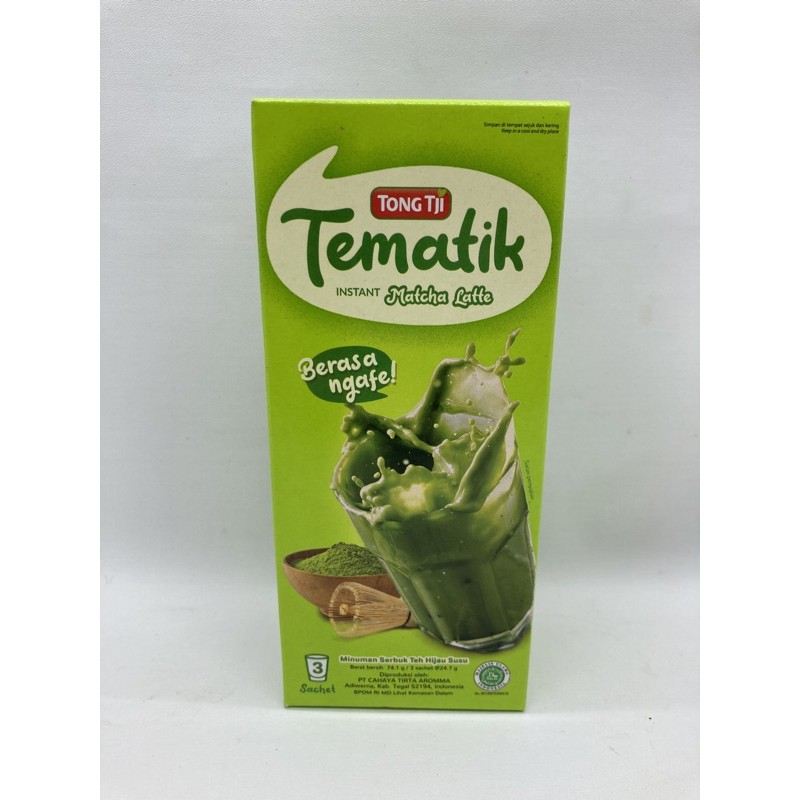 

Tong Tji TEMATIK MATCHA LATTE 3x24,7g BOX barcode 8997209100100